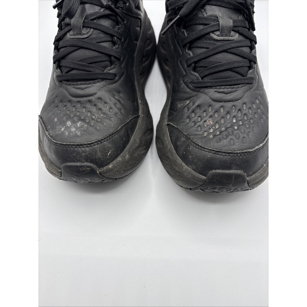 Hoka One One Bondi SR Shoes Womens Size 10 Black Leather Workwear No Insoles - Picture 7 of 11